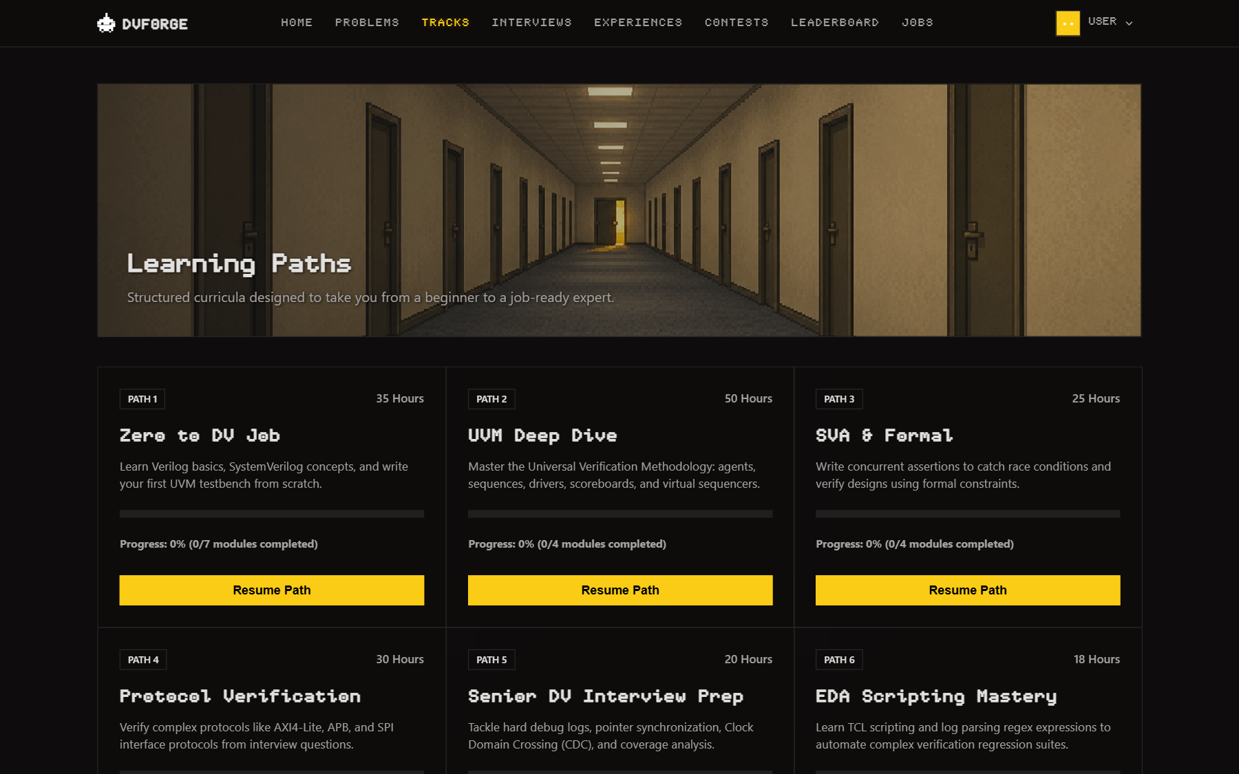 Guided Learning Tracks