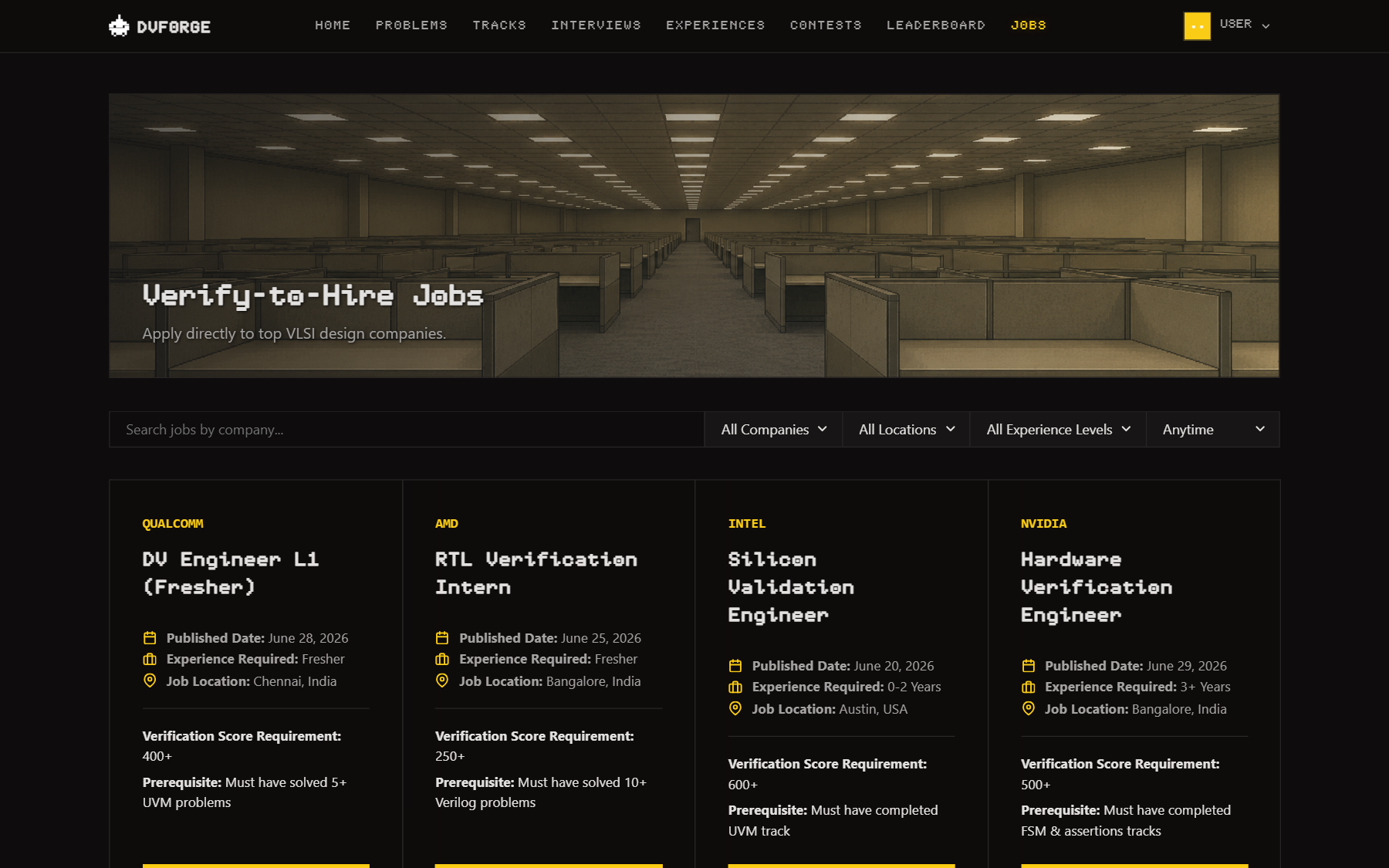 Verify to Hire Job Board